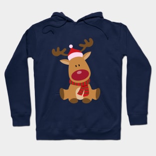 DEER CUTE SANTA Hoodie